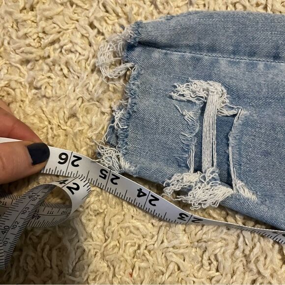 American Eagle Distressed High Rise Jeggings size 8 Short - Picture 3 of 6